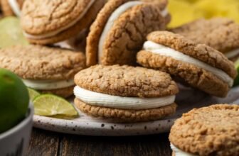 Key Lime Sandwich Cookies | Cookies & Cups
