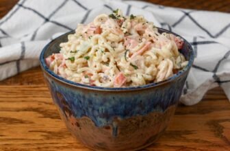 Shrimp Pasta Salad – Barefeet within the Kit...