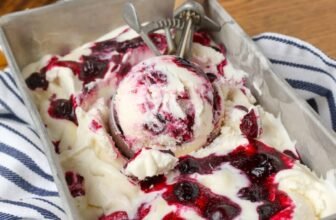 Lemon Blueberry Ice Cream – Barefeet within ...
