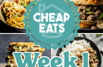 Low-cost Eats Week 1 (Heat Climate)