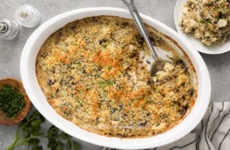 Rooster and Mushroom Casserole – Spend With ...