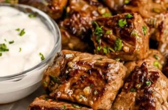 Garlic Butter Steak Bites – Spend With Penni...
